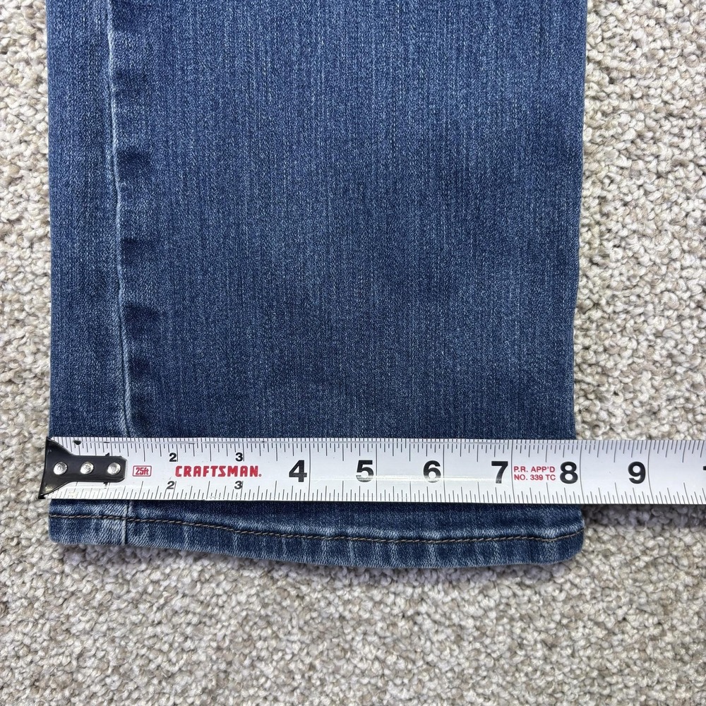 Riders By Lee Midrise Bootcut Jeans Womens 32 Blue Medium Wash Denim 5 Pocket - Picture 4 of 9